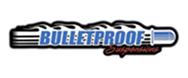 Bulletproof logo with bullet design