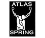 Atlas Spring logo with figure